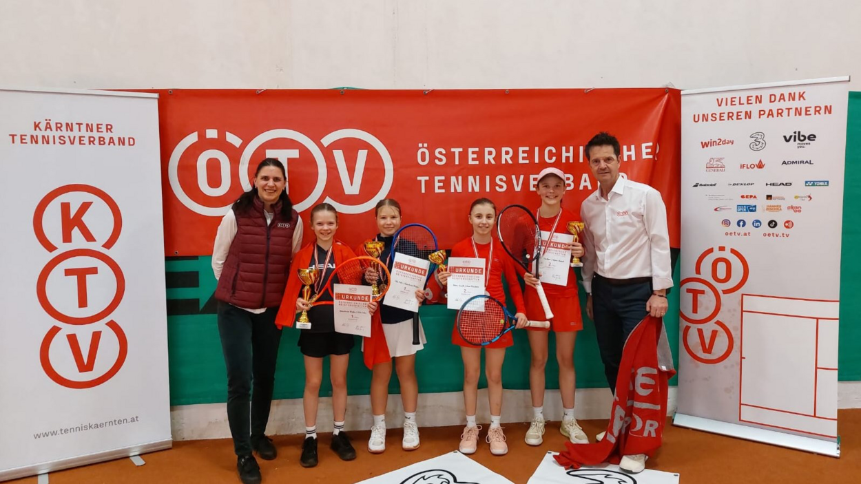 Ella Eder ist Staatsmeisterin U12 Doppel