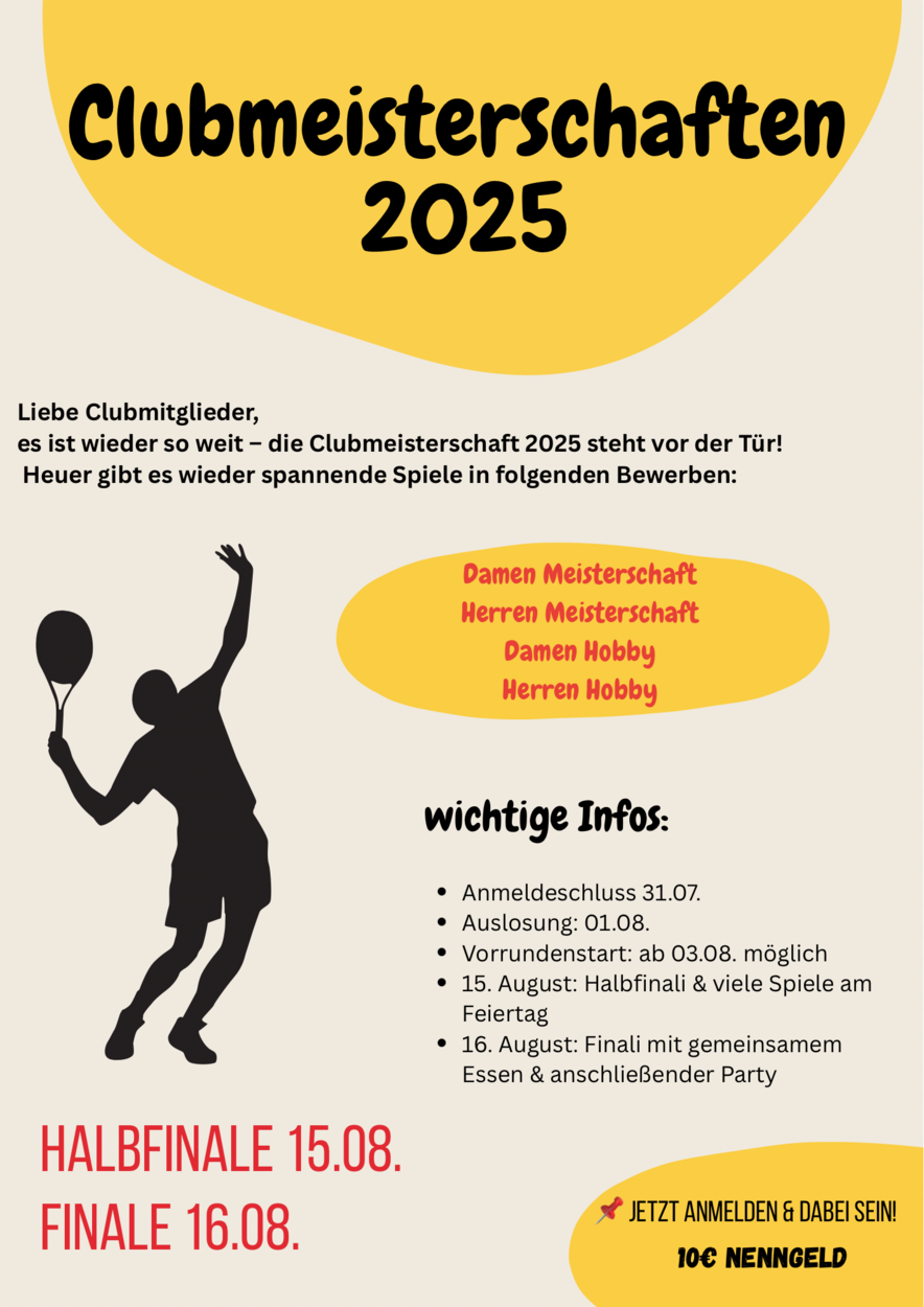Clubmeisterschaft 2025